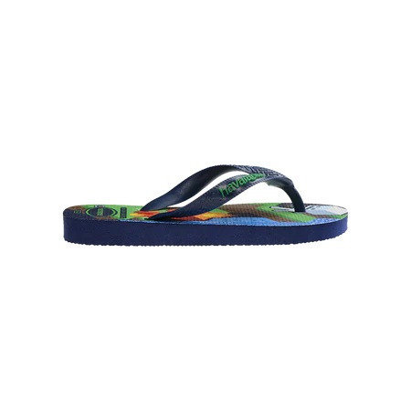 havaianas 哈瓦仕 巴西人字拖 官方唯一授權 童款 麥塊藍 4145125-0555-細節圖3