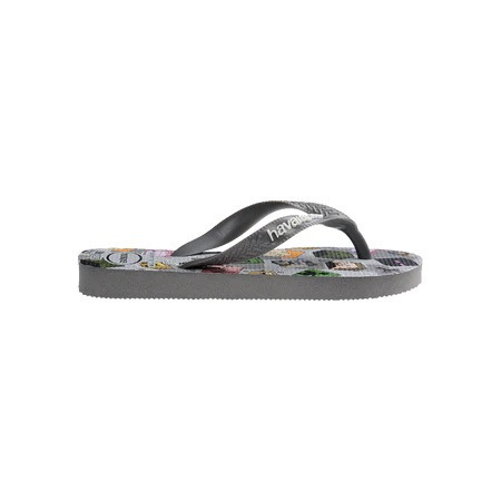 havaianas 哈瓦仕 巴西人字拖 官方唯一授權 童款 麥塊灰 4145125-5178-細節圖3