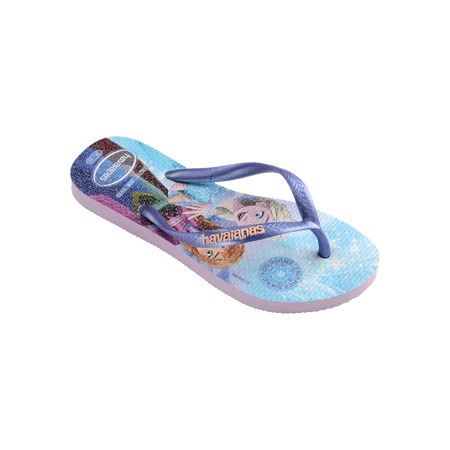 havaianas 哈瓦仕 巴西人字拖 官方唯一授權 童款 冰雪奇緣 4123328-0397-細節圖2
