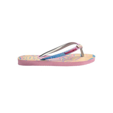 havaianas 哈瓦仕 巴西人字拖 官方唯一授權 童款 亮粉糖果 4146976-9321-細節圖3