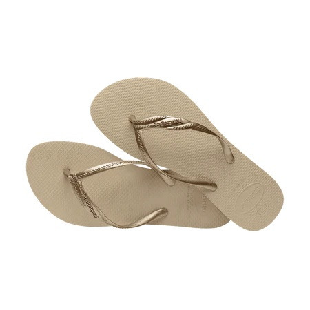 havaianas 哈瓦仕 巴西人字拖 官方唯一授權 女款 Fantasia金 4147115-0154-細節圖4