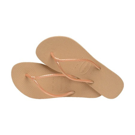 havaianas 哈瓦仕 巴西人字拖 官方唯一授權 女款 Tube金 4149504-0570-細節圖4