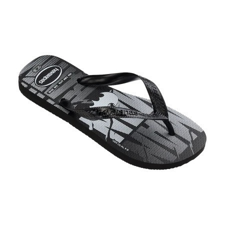 havaianas 哈瓦仕 巴西人字拖 官方唯一授權 寬帶款 Dc蝙蝠俠黑 4149823-0090-細節圖2