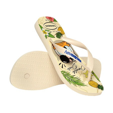 havaianas 哈瓦仕 巴西人字拖 官方唯一授權 寬帶款 Disney唐老鴨 4148941-0121-細節圖4