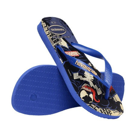 havaianas 哈瓦仕 巴西人字拖 官方唯一授權 男款 Marvel蜘蛛人藍 4147012-2711-細節圖4