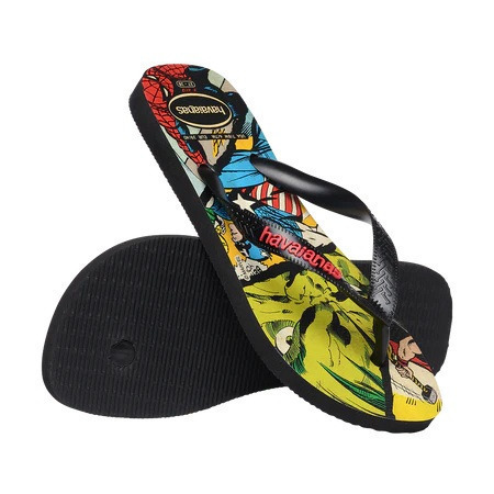 havaianas 哈瓦仕 巴西人字拖 官方唯一授權 男款 Marvel英雄組合 4147012-2563-細節圖4