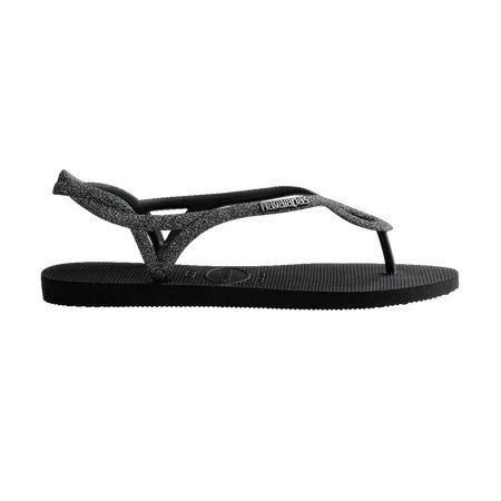 havaianas 哈瓦仕 巴西人字拖 官方唯一授權 女款 LUNA Premium黑 4146130-4057-細節圖3