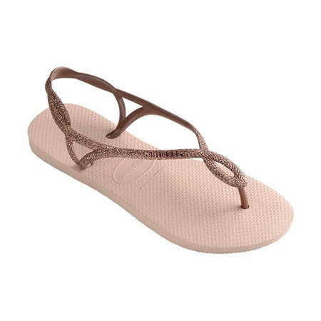 havaianas 哈瓦仕 巴西人字拖 官方唯一授權 女款 LUNA Premium粉 4146130-0076-細節圖2