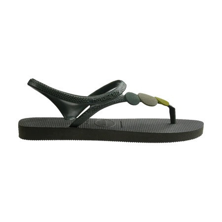 havaianas 哈瓦仕 巴西人字拖 官方唯一授權 女款 L涼鞋綠 4144382-4896-細節圖3