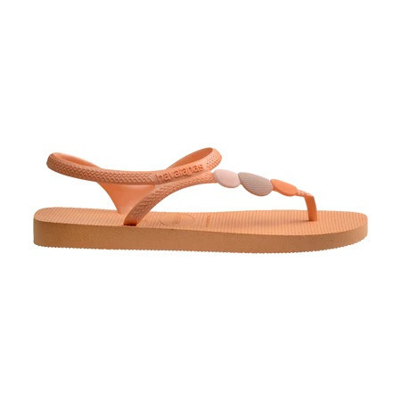 havaianas 哈瓦仕 巴西人字拖 官方唯一授權 女款 L涼鞋橘 4144382-0027-細節圖3