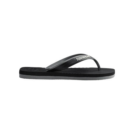 havaianas 哈瓦仕 巴西人字拖 官方唯一授權 男款 Dual寬版黑灰 4145602-6328-細節圖3