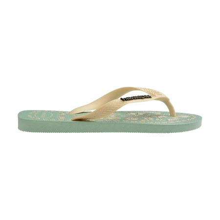 havaianas 哈瓦仕 巴西人字拖 官方唯一授權 女款 熱帶風情綠4149722-9338-細節圖3