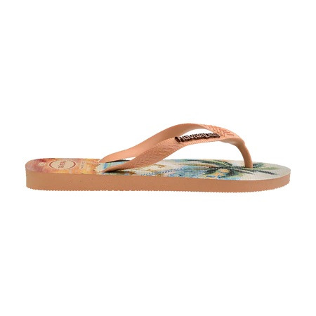 havaianas 哈瓦仕 巴西人字拖 官方唯一授權 女款 熱帶風情橘-細節圖3