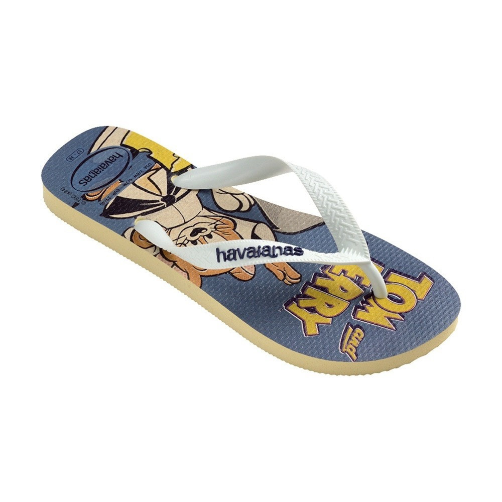 havaianas 哈瓦仕 巴西人字拖 官方唯一授權 寬帶款 湯姆貓傑利鼠4149890-0056-細節圖2