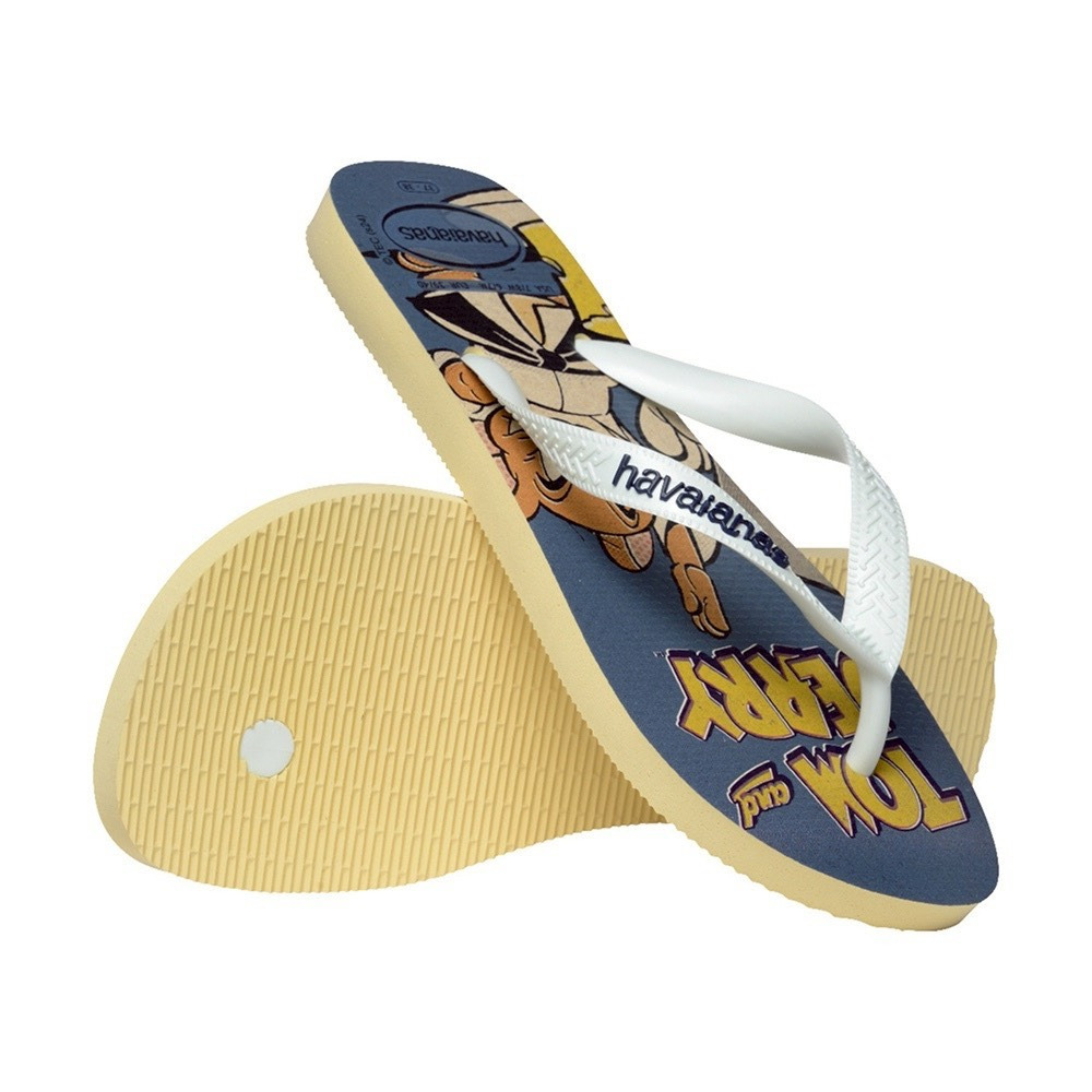 havaianas 哈瓦仕 巴西人字拖 官方唯一授權 寬帶款 湯姆貓傑利鼠4149890-0056-細節圖4