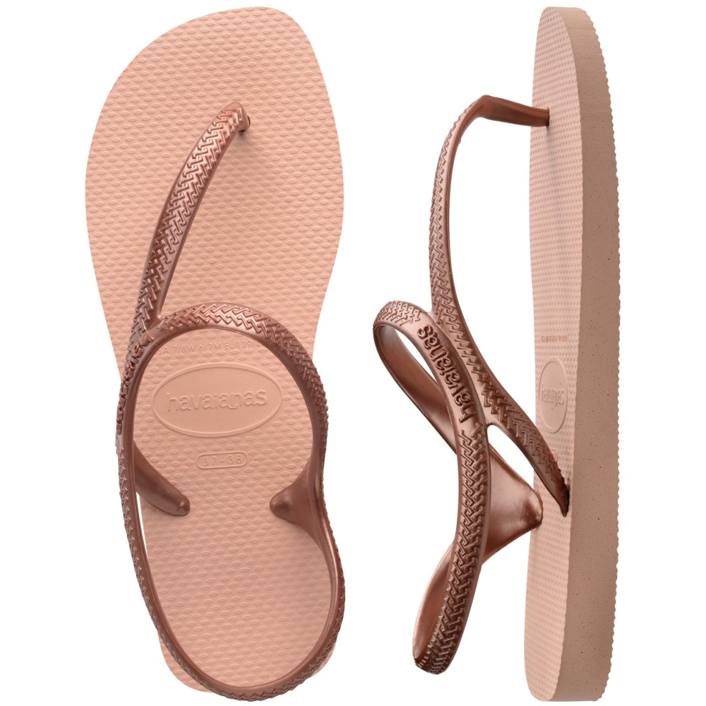 havaianas 哈瓦仕 巴西人字拖 官方唯一授權 女款涼鞋 L涼鞋粉4000039-3606-細節圖5