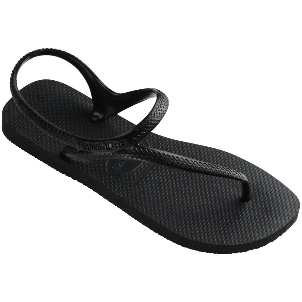 havaianas 哈瓦仕 巴西人字拖 官方唯一授權 女款涼鞋 L涼鞋黑4000039-0090-細節圖2