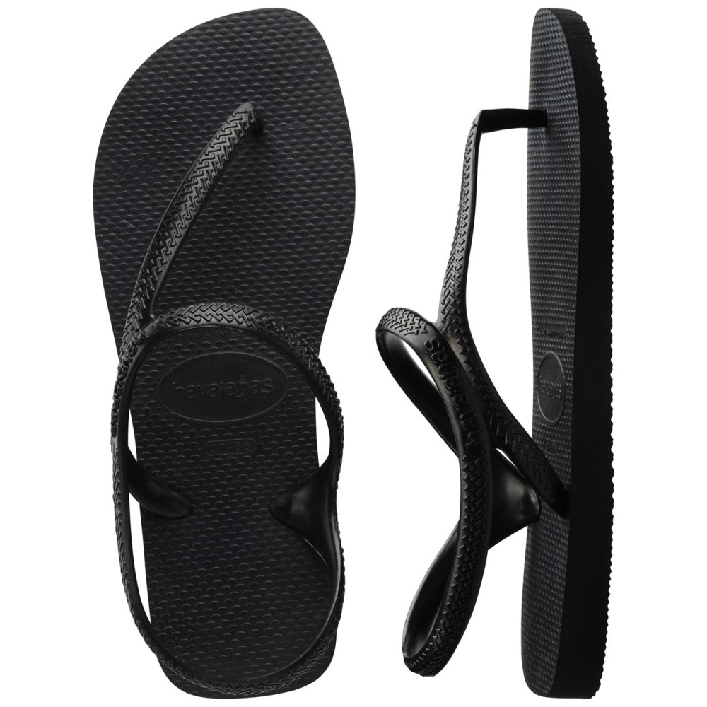 havaianas 哈瓦仕 巴西人字拖 官方唯一授權 女款涼鞋 L涼鞋黑4000039-0090-細節圖5