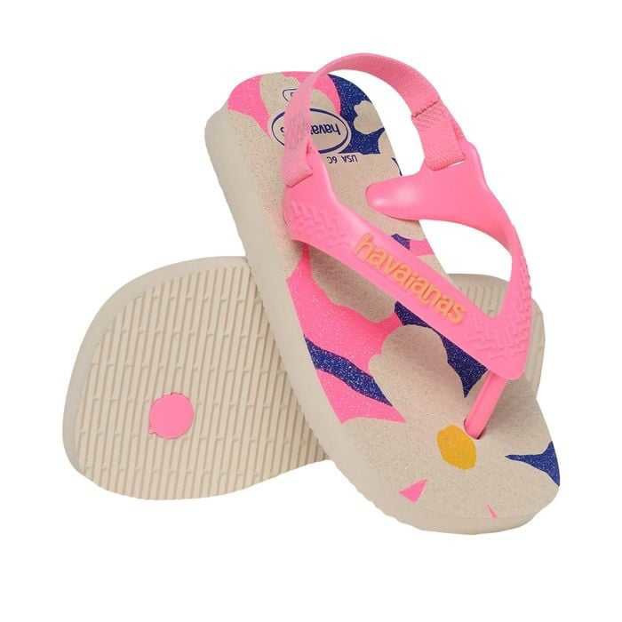 havaianas 哈瓦仕 巴西人字拖 官方唯一授權 童款 BABY MINI紅4148946-0121-細節圖2