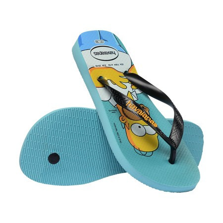 havaianas 哈瓦仕 巴西人字拖 官方唯一授權 男款 Simpsons荷馬.甜甜圈4137889-2968-細節圖4