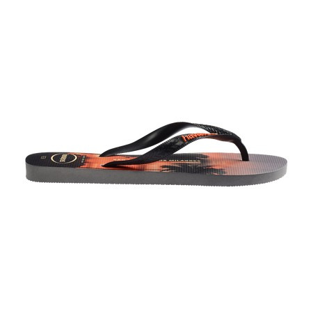 havaianas 哈瓦仕 巴西人字拖 官方唯一授權 男款 Top Surfer 椰林黑橘4149971-7345-細節圖3
