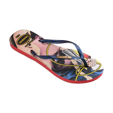 havaianas 哈瓦仕 巴西人字拖 官方唯一授權 女款 神力女超人藍4149873-1636-細節圖2