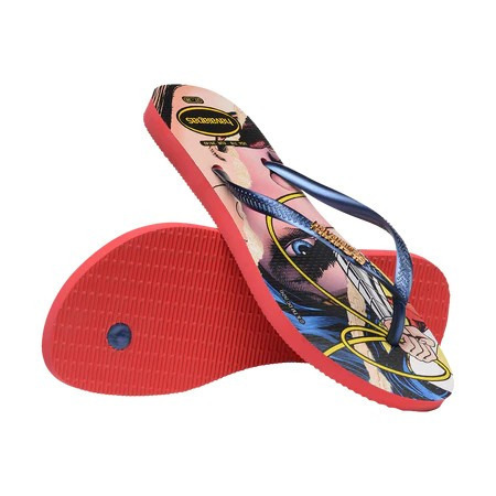 havaianas 哈瓦仕 巴西人字拖 官方唯一授權 女款 神力女超人藍4149873-1636-細節圖4