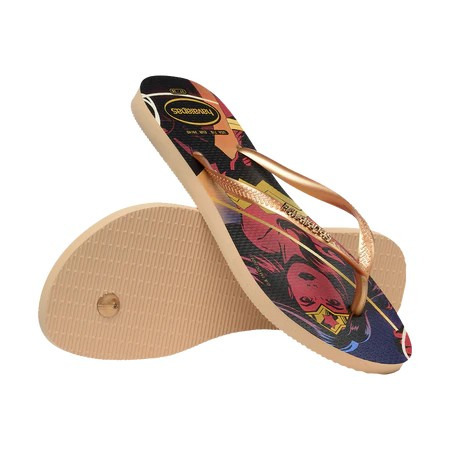 havaianas 哈瓦仕 巴西人字拖 官方唯一授權 女款 神力女超人金4149873-0777-細節圖4