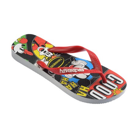 havaianas 哈瓦仕 巴西人字拖 官方唯一授權 男款 Top米奇朋友集合紅色4148941-6222-細節圖2