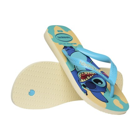havaianas 哈瓦仕 巴西人字拖 官方唯一授權 男款 史迪奇Aloha! 4148941-9256-細節圖4