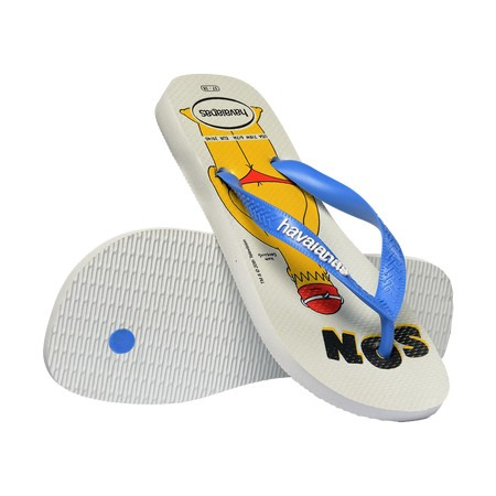 havaianas 哈瓦仕 巴西人字拖 官方唯一授權 男款 Simpsons荷馬.穿泳褲4137889-093-細節圖4