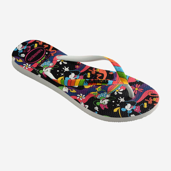 havaianas 哈瓦仕 巴西人字拖 官方唯一授權 女款 米妮彩黑4147020-0198-細節圖3