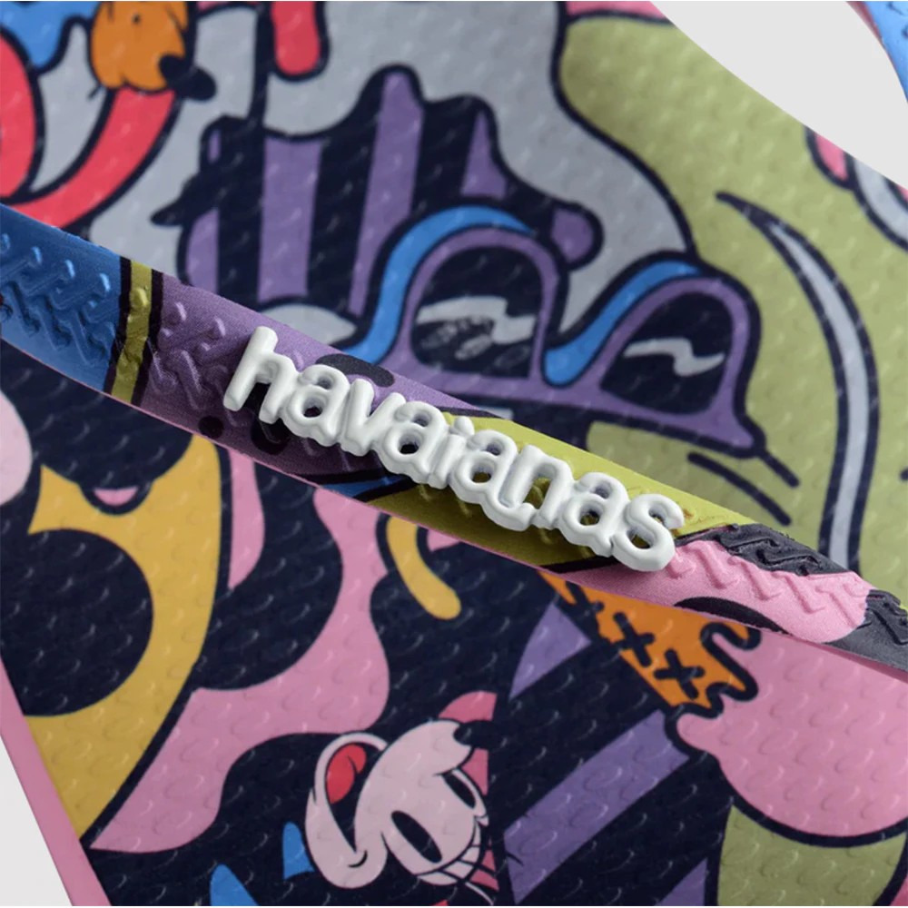 havaianas 哈瓦仕 巴西人字拖 官方唯一授權 女款 鐵牌米妮粉4147020-1749-細節圖4
