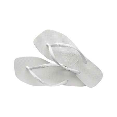 havaianas 哈瓦仕 巴西人字拖 官方唯一授權 女款 方形白4148301-0001-細節圖4