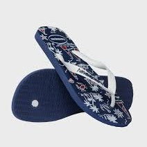 havaianas 哈瓦仕 巴西人字拖 官方唯一授權 男款 手繪風海洋4137126-0306-細節圖3