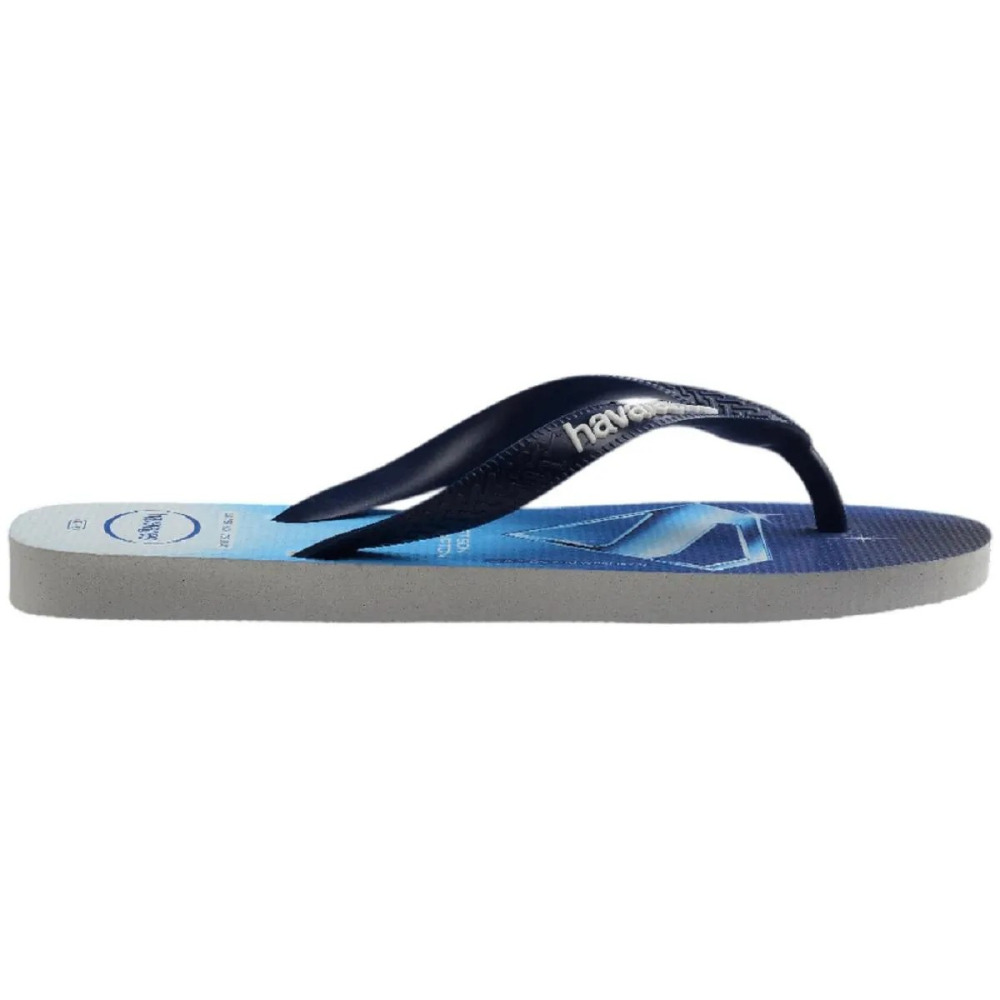 havaianas 哈瓦仕 巴西人字拖 官方唯一授權 男款 Heróis Dc LOGO黑藍色4141765-0052-細節圖3