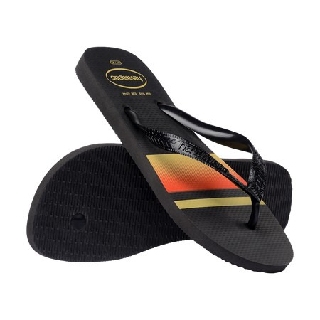 havaianas 哈瓦仕 巴西人字拖 官方唯一授權 男款 Basic黑色4131932-7780-細節圖4