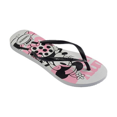 havaianas 哈瓦仕 巴西人字拖 官方唯一授權 女款 Disney米妮+黛西4141203-0128-細節圖2