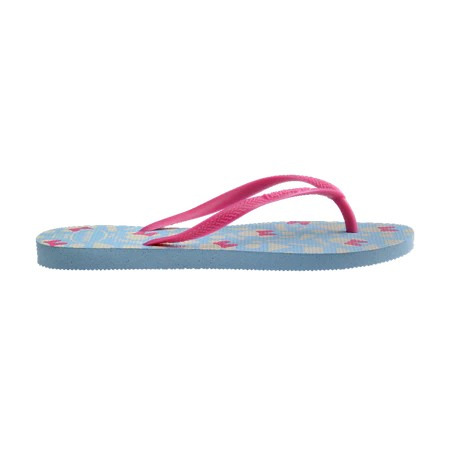 havaianas 哈瓦仕 巴西人字拖 官方唯一授權 女款 Disney米妮藍色底4141203-2814-細節圖3