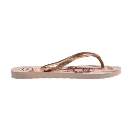 havaianas 哈瓦仕 巴西人字拖 官方唯一授權 女款 Disney公主金色4141203-0076-細節圖3