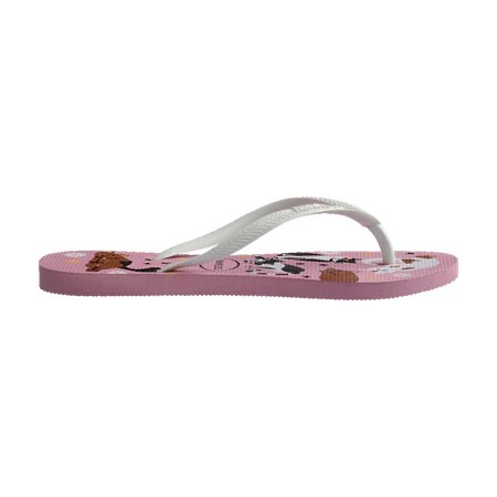 havaianas 哈瓦仕 巴西人字拖 官方唯一授權 女款 Pets粉底 貓咪4132567-1105-細節圖3