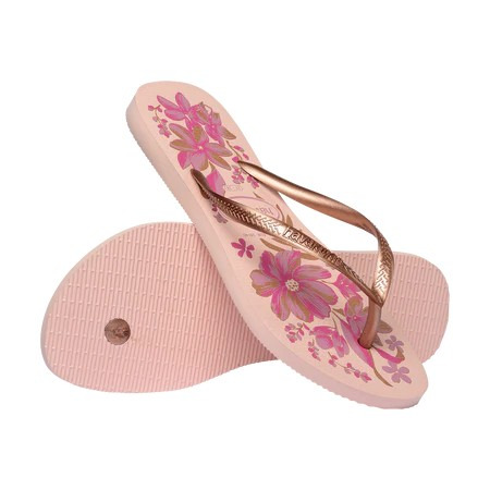 havaianas 哈瓦仕 巴西人字拖 官方唯一授權 女款 Organic雛菊粉金4132823-1184-細節圖4