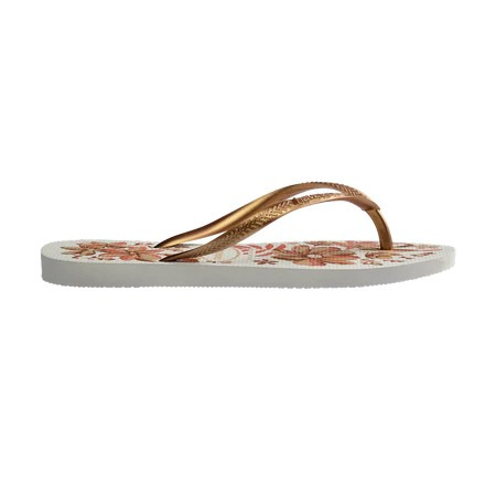 havaianas 哈瓦仕 巴西人字拖 官方唯一授權 女款 Organic雛菊金色4132823-1711-細節圖3