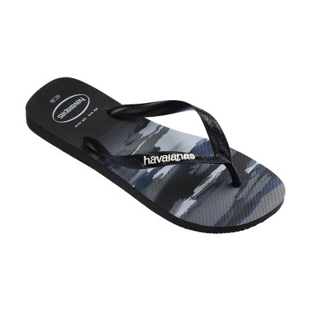 havaianas 哈瓦仕 巴西人字拖 官方唯一授權 男款 美式迷彩灰黑4141398-4058-細節圖2