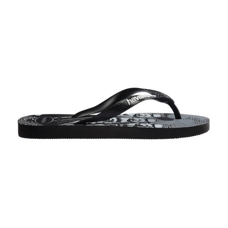 havaianas 哈瓦仕 巴西人字拖 官方唯一授權 男款黑武士黑白4135185-4058-細節圖3