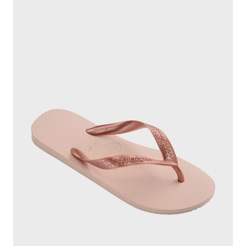 havaianas 哈瓦仕 巴西人字拖 官方唯一授權 女款 Color玫瑰金4000016-0076-細節圖2