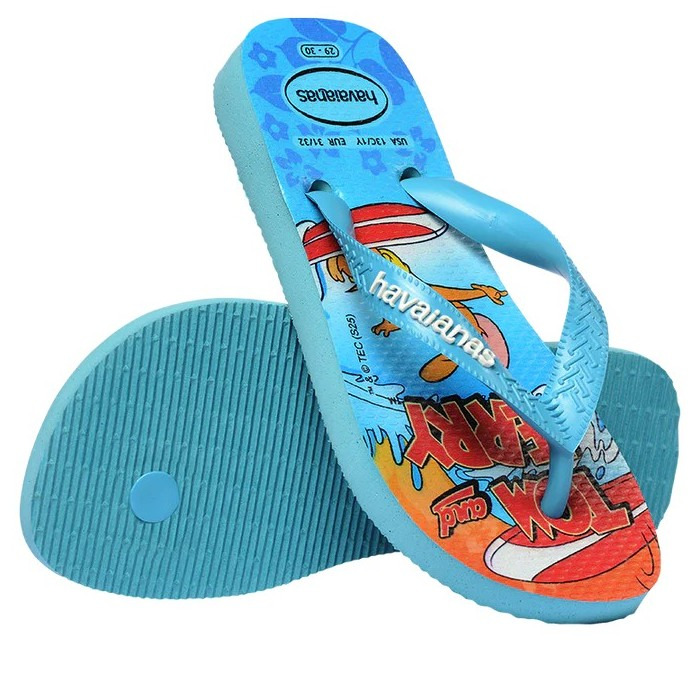 havaianas 哈瓦仕 巴西人字拖 官方唯一授權 童款 湯姆貓傑利鼠4150291-0031-細節圖4