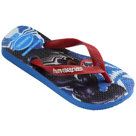 havaianas 哈瓦仕 巴西人字拖 官方唯一授權 童款 蜘蛛人猛毒4148300-3504-細節圖2