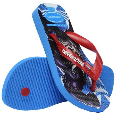 havaianas 哈瓦仕 巴西人字拖 官方唯一授權 童款 蜘蛛人猛毒4148300-3504-細節圖4