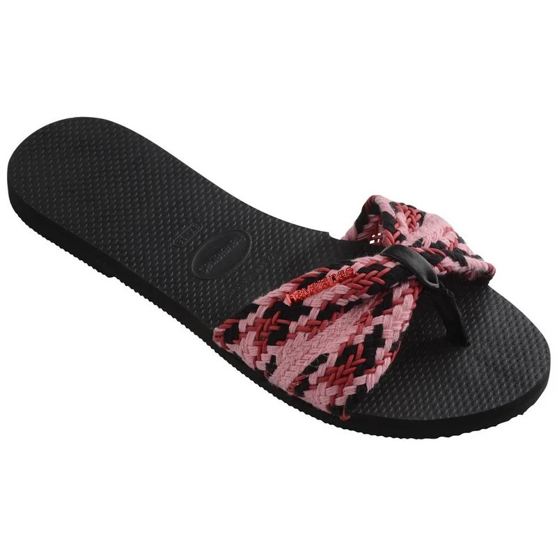havaianas 哈瓦仕 巴西人字拖 官方唯一授權 女款 蝴蝶編織粉4145827-0090-細節圖2